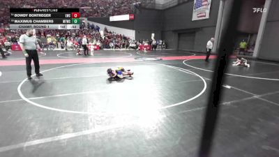 75 lbs Champ. Round 1 - Maximus Chambers, Mauston Talons Wrestling Club vs Bowdy Bontreger, Lancaster Wrestling Club