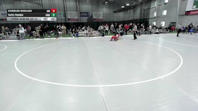 150 lbs Cons. Sub-rd Of 16 - Charles Kholian, Jacksonville Area Wrestling vs Tate Frueh, Iowa