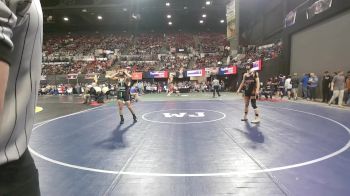 AA - 132 lbs Champ. Round 1 - Coy Miller, Flathead (Kalispell) vs Cody Westlake, Belgrade