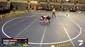 145 Championship Bracket Cons. Round 3 - Parker Jackson, Watertown-Mayer vs Zachary Weismann, Eden Prairie