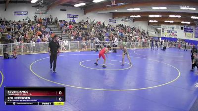 92 lbs 3rd Place Match - Kevin Ramos, Tigard Wrestling Club vs Kol Pedersen, Rock Of Redmond Wrestling