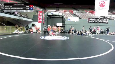 100 lbs Avery Lin, OCWA - Orange County Wrestling Association vs Rosa Suarez-Rodriguez, TCWA - Tri-Counties Wrestling Association