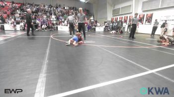 45 lbs Round Of 16 - Dante Perez, Tiger Trained Wrestling vs Kane Coombes, Wyandotte Youth Wrestling