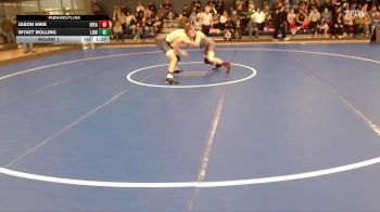 132 lbs Round 1 - Wyatt Bolling, Liberty North vs Jason Hike, Bellevue East