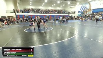 120 lbs Quarterfinal - Sammie Slyter, Lewiston vs Ambree Christensen, Pocatello