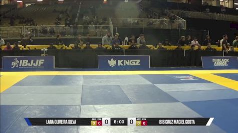 Isis Cruz Maciel Costa vs Lara Oliveira Silva 2025 Pan Jiu Jitsu IBJJF Championship