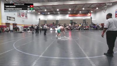 215 lbs Quarterfinal - Seb Hignite, Elder vs Christien Hannahs, Barnesville
