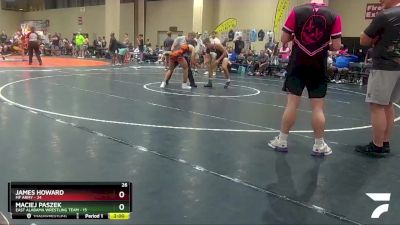 157 lbs Round 4 (6 Team) - James Howard, MF Army vs Maciej Paszek, East Alabama Wrestling Team