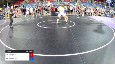 215 lbs Rnd Of 64 - Alex Taylor, OH vs Mason Adams, MN