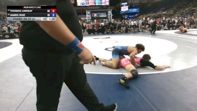 144 lbs Champ. Rd Of 64 - Thomas Lindsay, Ohio vs James Ruiz, California