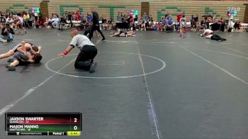 92-96 lbs Cons. Semi - Mason Manno, Unattached vs Jaxson Swarter, Seawolves