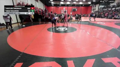 190 lbs Champ. Round 3 - Waylon Theobald, HUNTLEY vs Beau Waldron, Columbia (HICKMAN) (MO)