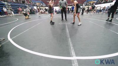 96-100 lbs Consi Of 4 - Jay Bearbow, Darko Valley Wolf Pack vs Waylon Wright, Weatherford Youth Wrestling