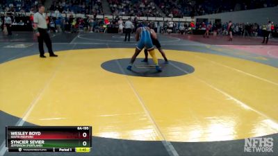 6A-195 lbs Champ. Round 1 - Wesley Boyd, South Medford vs Syncier Sevier, Jefferson (Portland)