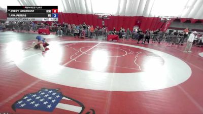 135 lbs Cons. Semi - Avery Losiewicz, Northern Exposure Wrestling Club vs Ava Peters, Wisconsin