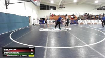 165 lbs Cons. Round 5 - Evan Webster, El Capitan vs Camden Williams, Highland