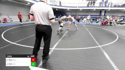 184 lbs Consi Of 16 #2 - Caleb Roe, Presbyterian College vs Jack Wilt, Lehigh University