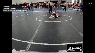 80 lbs Cons. Semi - Bennett Scheier, Lawrence Elite vs Tom Vu, Burlington