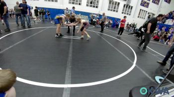 100 lbs Consi Of 8 #2 - Brently Sorter, Clinton Youth Wrestling vs Orion Willis, Noble Takedown Club