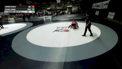 132 lbs Champ. Rd Of 32 - Asher Hable, Delta Wrestling Club vs Ethan Jones, Manteca Cobras Wrestling Club