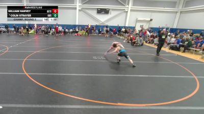126 lbs Champ. Round 3 - William Harvey, Unattached vs Colin Strayer, Howe Wrestling School