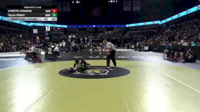 110 lbs Consi Of 8 #1 - Lynette Legados, Hayward (NC) vs Tillia Perry, Monterey (CC)