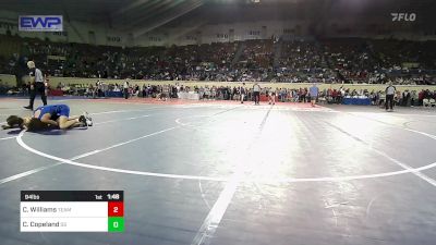 94 lbs Round Of 16 - Cache Williams, Team Choctaw vs Chandler Copeland, Sand Springs HS
