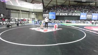 Boys 1A 150 lbs Champ. Round 1 - Bishop Bessler, Klahowya vs Cooper Johnson, Castle Rock