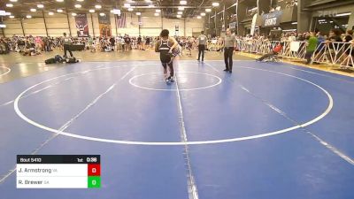 132 lbs Consi Of 16 #2 - Jahleel Armstrong, VA vs Riley Brewer, GA