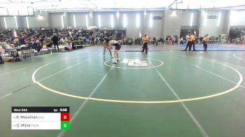 182 lbs Consolation - Ronan Moynihan, Xavier vs Corbin Milne, Trumbull