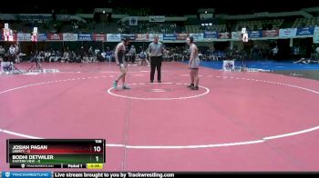 126 lbs Quarterfinals (8 Team) - Evan Boblits, St. Mary`s Ryken vs Quinn Morrison, New Kent