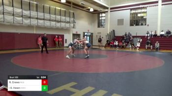 132 lbs Consi Of 16 #2 - Reese Crews, Mount De Sales vs Grayson Hawn, Heathwood Hall Episcopal School