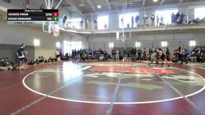 215 lbs Cons. Round 1 - Ethan Edwards, Tahoma vs Vicente Pinon, Toppenish