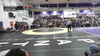 Boys 134 lbs 3rd Place Match - Garrett Chain, West Valley Boys vs Gauge Gregorio, Corning Boys