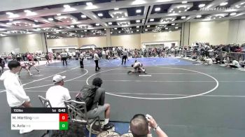 150 lbs Consi Of 16 #1 - Micheal Martling, Florence Gopher WC vs Noah Avila, The Gifted