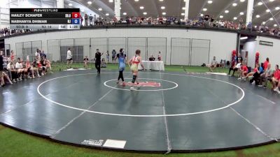 105 lbs Hailey Schafer, South Dakota Bronze vs Nabhanya Dhiman, New Jersey