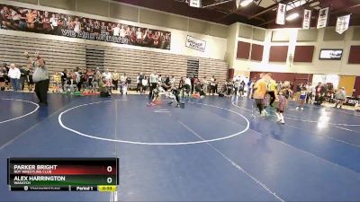 70 lbs Cons. Semi - Parker Bright, Roy Wrestling Club vs Alex Harrington, Wasatch