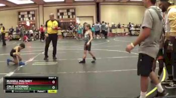 56 lbs Semis & 1st Wrestleback (8 Team) - Russell Maloney, Steel Valley Black vs Cruz Astorino, Olympia National Team