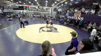 285 lbs Cons. Round 3 - Jacob Christofalos, Powell vs Nash Gentry, Belgrade