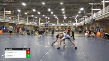 Consolation - James Limongi, Kent State Unattached vs Jack Peura, Clarion