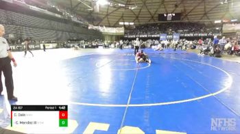 2A 157 lbs Semifinal - Camilo Mendez III, Othello vs Caleb Dale, White River