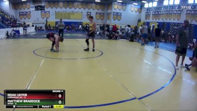 126 lbs Round 4 (8 Team) - Noah Uhter, Longwood WC vs MATTHEW BRADDOCK, NFWA