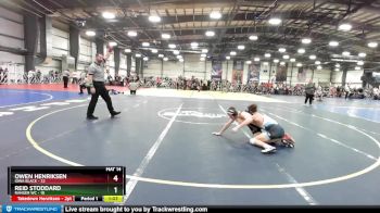 120 lbs Rd# 6- 9:00am Saturday Final Pool - Reid Stoddard, Ranger WC vs Owen Henriksen, Iowa Black