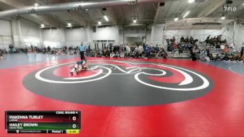 105 lbs Cons. Round 4 - Makenna Turley, Lamar vs Hailey Brown, Vista Peak