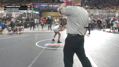 106 1A Cons. Round 3 - David Serrano, Merritt Island vs VinDaryus White, Palm Bay