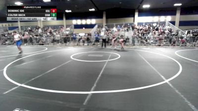 157 lbs Consi Of 64 #1 - Dominic Ide, Benjamin Brawlers vs Colter Beck, Champions WC