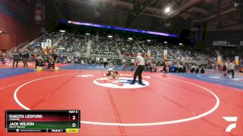 4A-145 lbs Cons. Semi - Jack Wilson, Kelly Walsh vs Dakota Ledford, Laramie