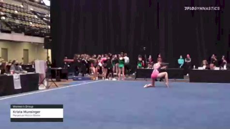 Krista Munsinger - Women's Group, Perpetual Motion Blaine - 2021 Women's Xcel Region 4 Championships