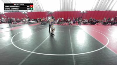 USA Junior Boys - 113 lbs Cons. Semis - Parker Chappelle, Wisconsin vs Miguel Martinez, Wisconsin