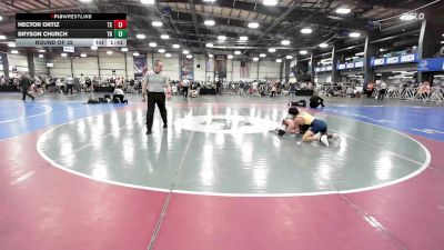 106 lbs Round Of 32 - Hector Ortiz, TX vs Bryson Church, TN